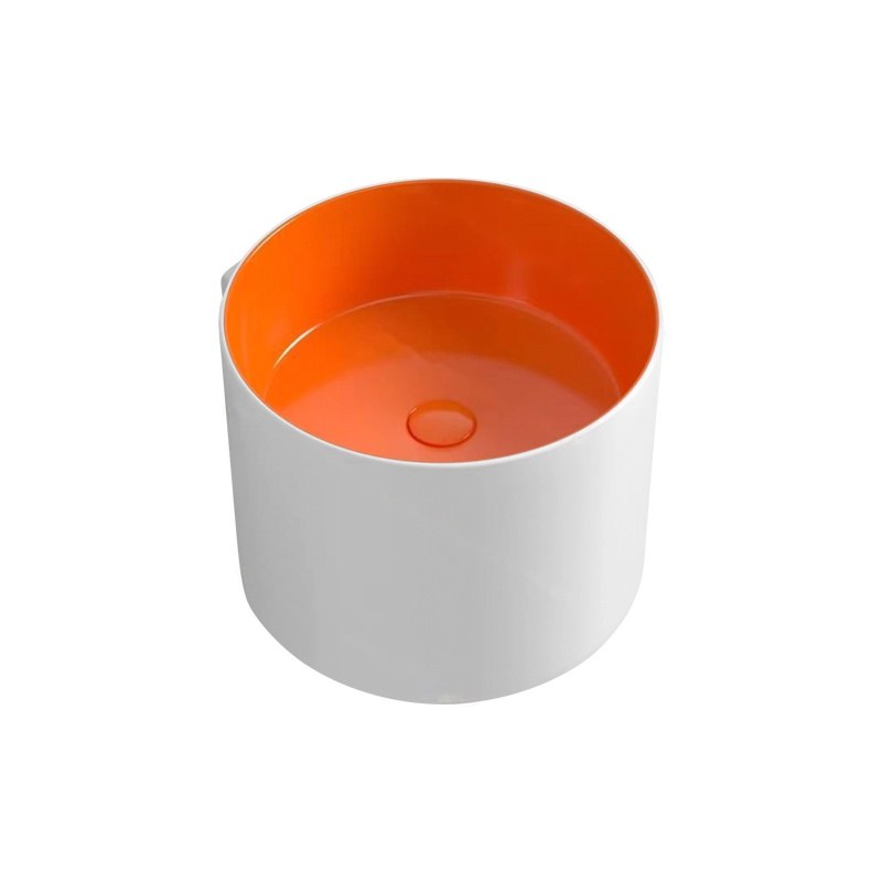 LT-599A-M-WO colored wall-hung-basins
