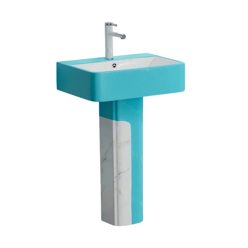 LT-345P-DP-WBU colored pedestal-basins