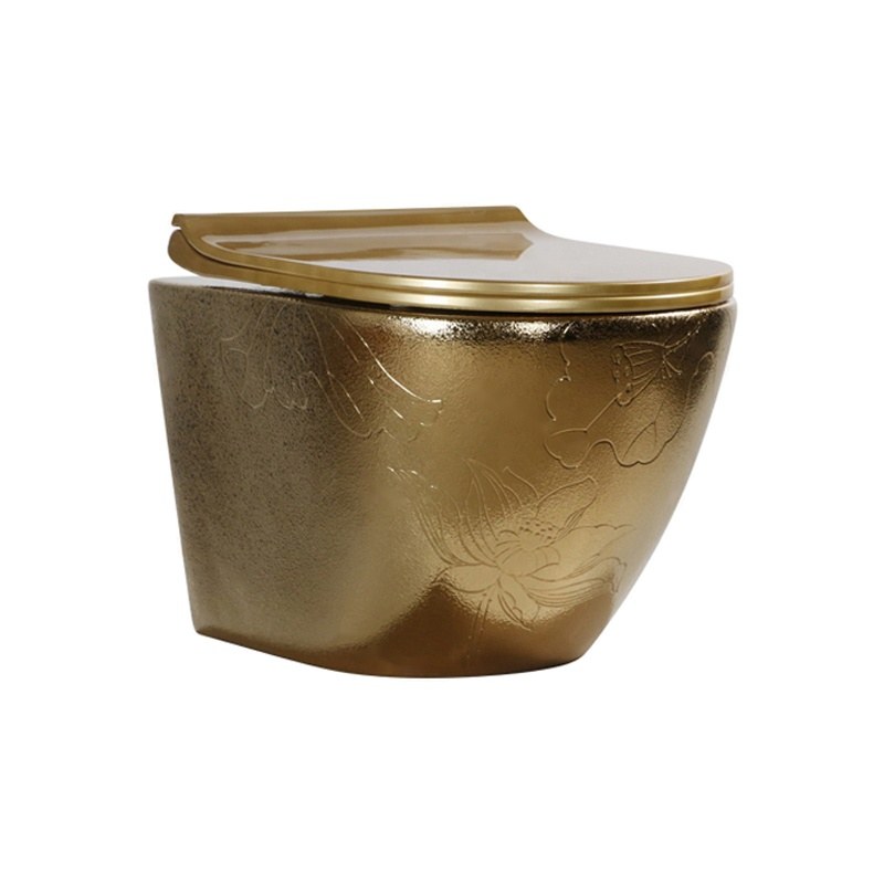 LT-450W-GI-G2 gold wall-hung-toilets