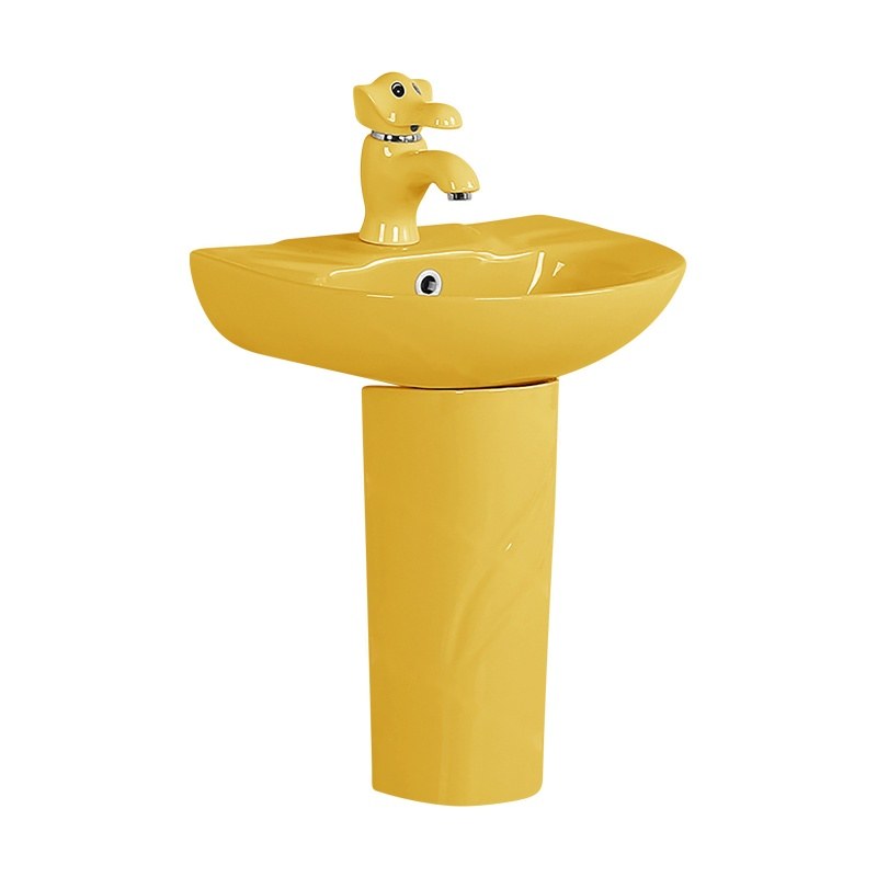 LT-380P-CG-Y gold pedestal-basins