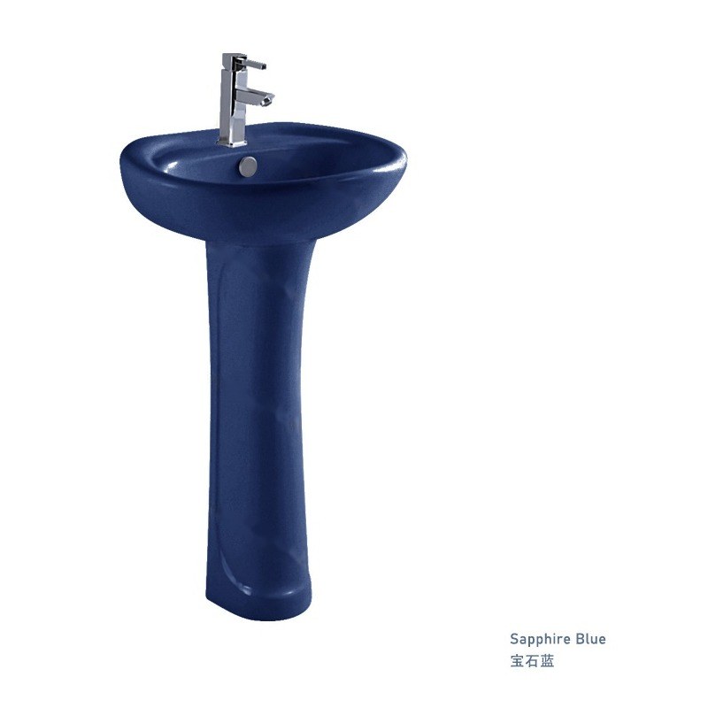 LT-322P-CG-SB colored pedestal-basins