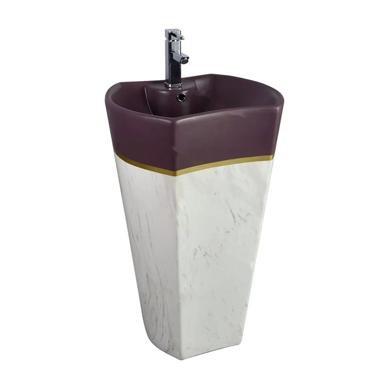 LT-322-RS-WV patterned pedestal-basins