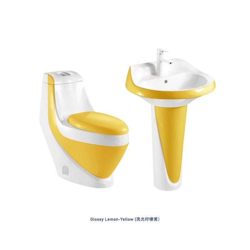 LT-1014-CG-WY3-----LT-314P-CG-WY1 white two-piece-toilet-suites