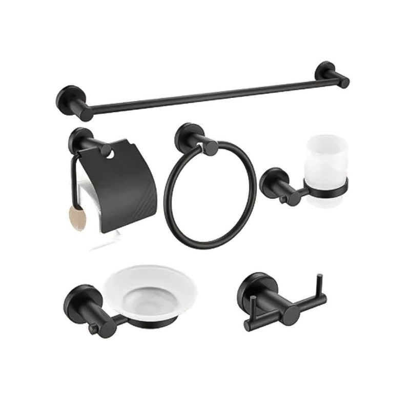 LT-AL8000-6B-B bathroom hardware set, towel bar, bath accessory