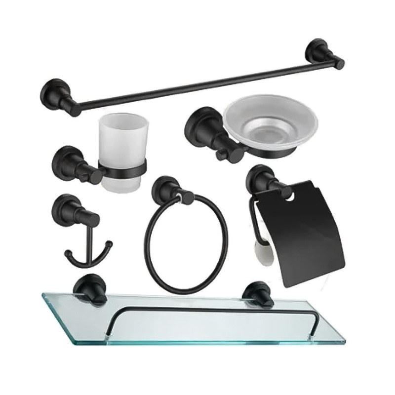 LT-ZS8300-7B-B bathroom hardware set, towel bar, bath accessory