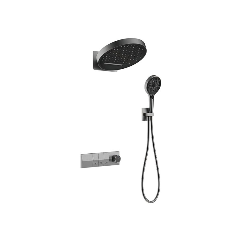 LT-10019-BRA-AZLYHS shower set, shower system, complete shower kit
