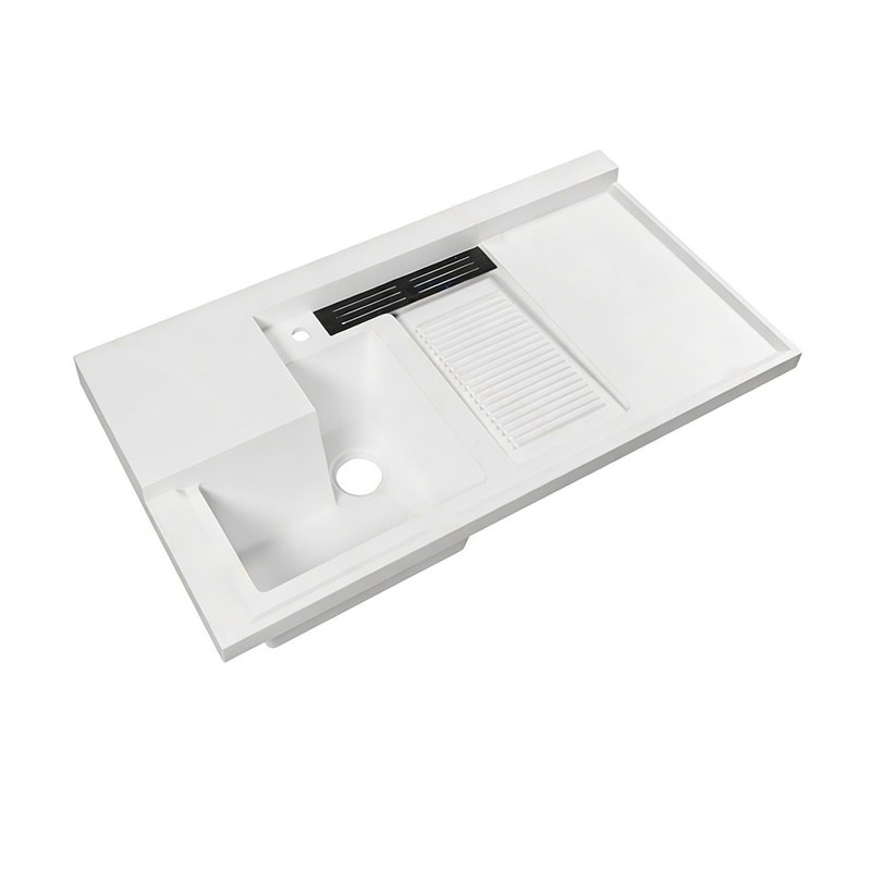 LT-7137-2 white countertop-basins