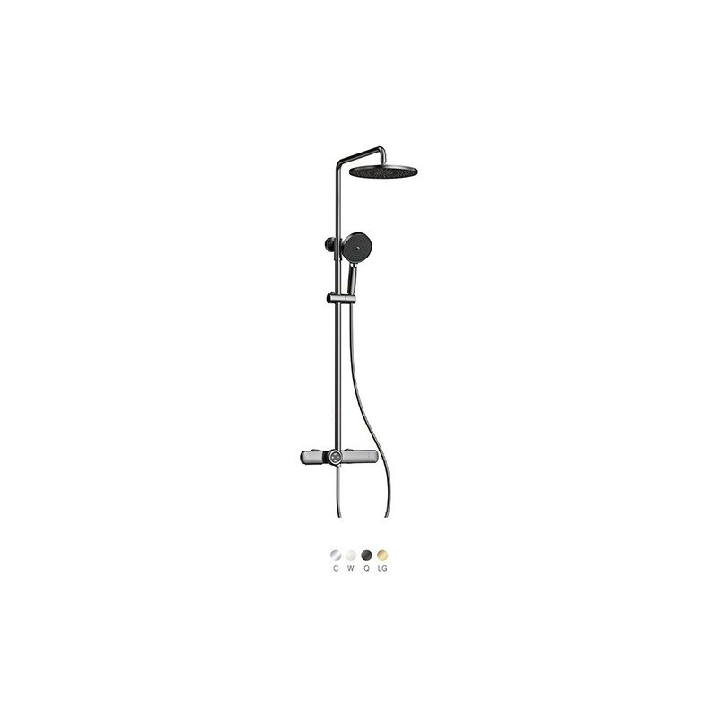 LT-10012-BRA-YTLYHS shower set, shower system, complete shower kit