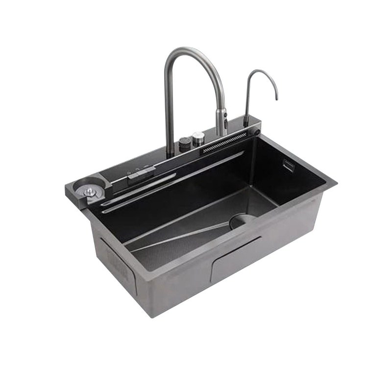 LT-7546FB3LS-Black kitchen sink, stainless sink, wash basin sink