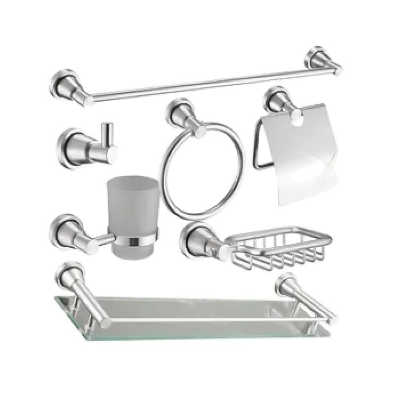 LT-AL8600-7C-S bathroom hardware set, towel bar, bath accessory