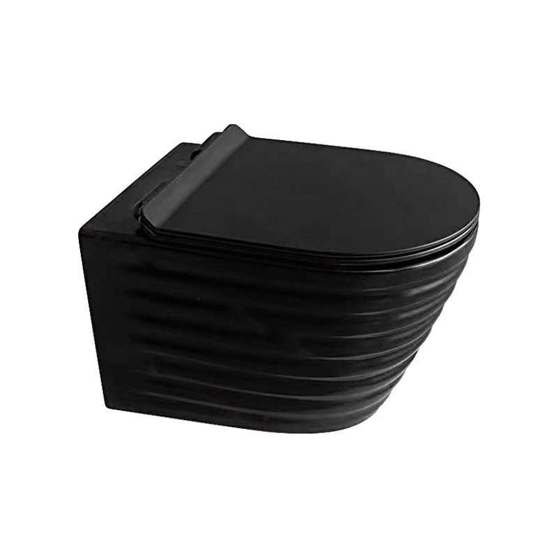 LT-WHT4021-M-BL black wall-hung-toilets