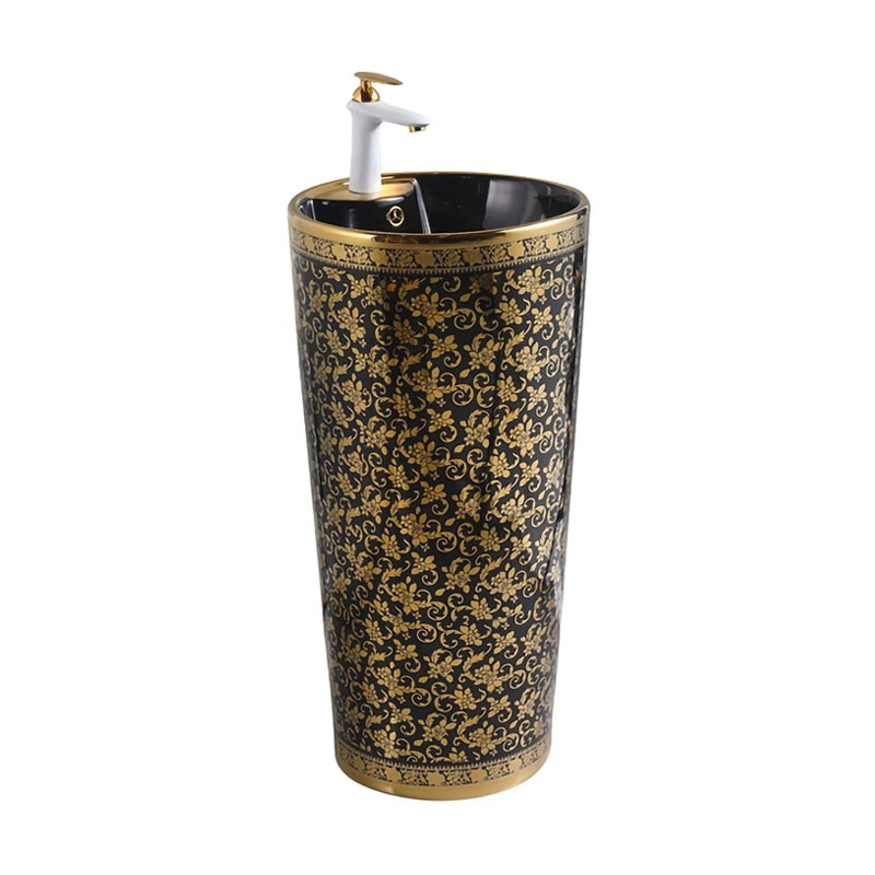 LT-321-GID-G11 black pedestal-basins