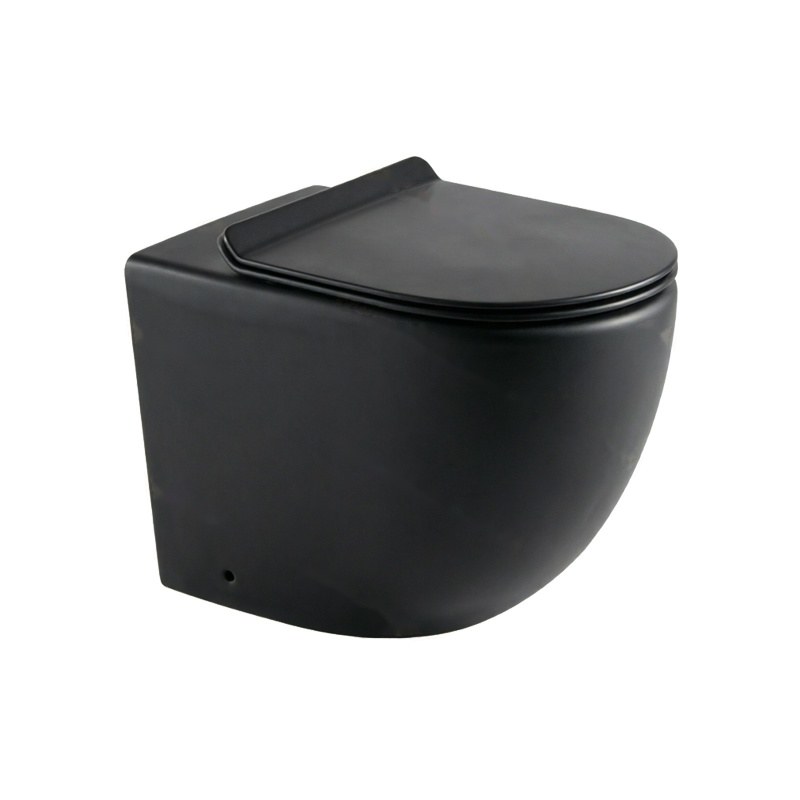 LT-401-M-BL black wall-hung-toilets