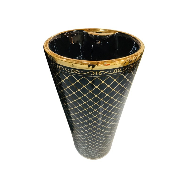 LT-321-GID-GBL3 black pedestal-basins