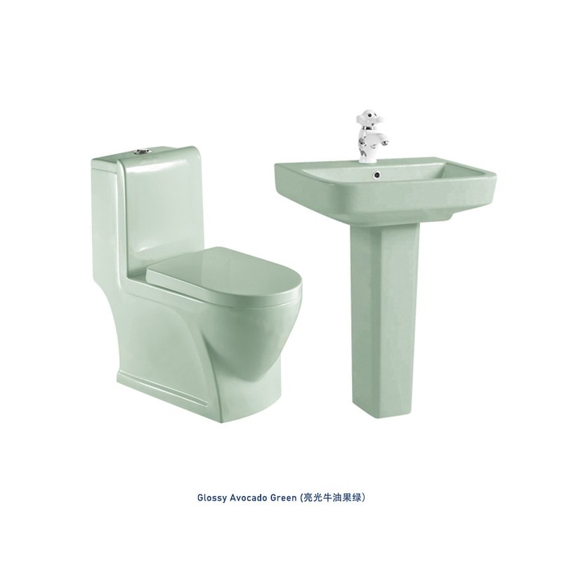 LT-1087-CG-AG-----LT-350P-CG-AG white two-piece-toilet-suites