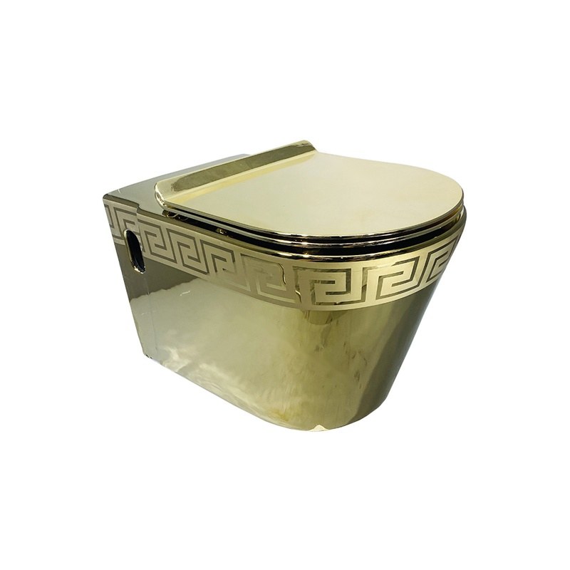 LT-442W-GID-G3 gold wall-hung-toilets