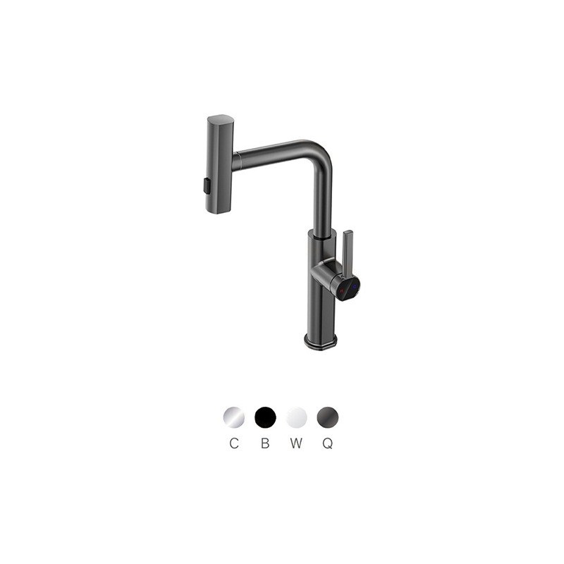 LT-10036-BRA-TCCLSSCLRLT kitchen faucet, kitchen mixer tap, sink faucet