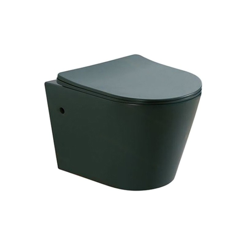 LT-402W-M-BG black wall-hung-toilets