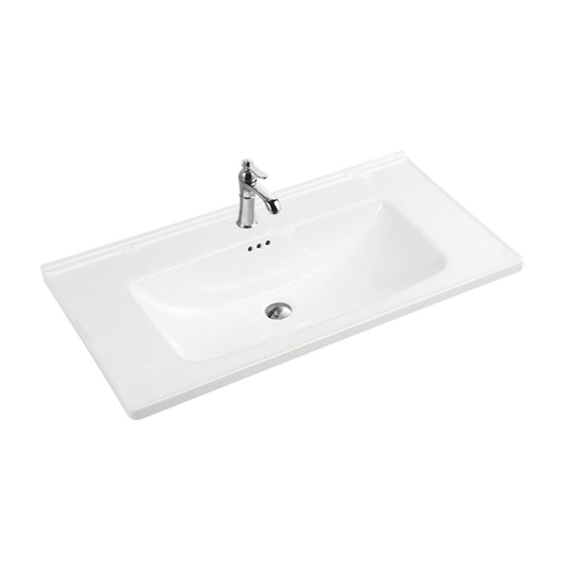 LT-742D white countertop-basins