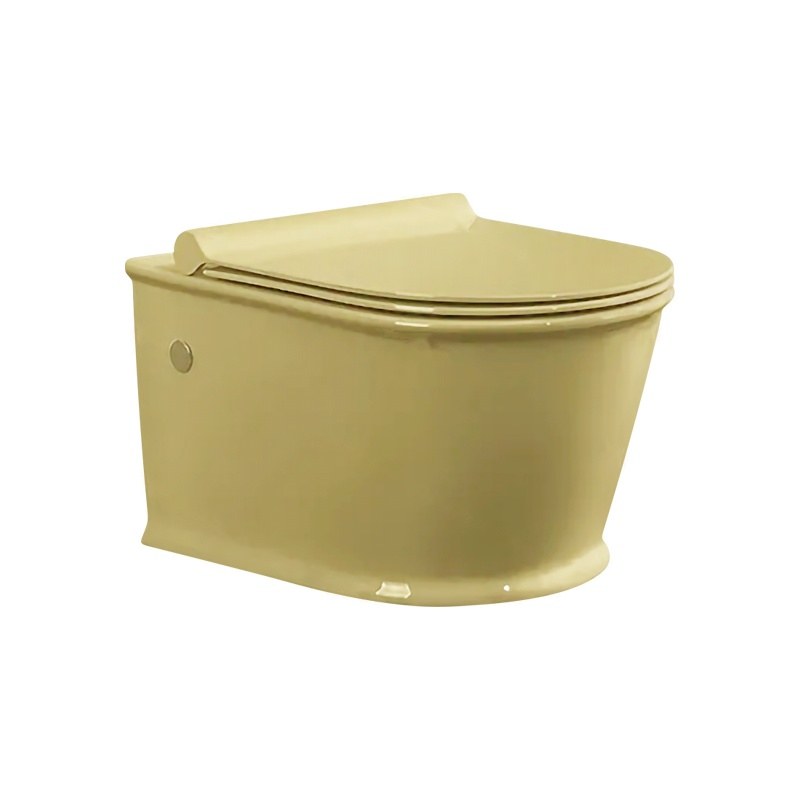 LT-WHT4007-CG-Y gold wall-hung-toilets