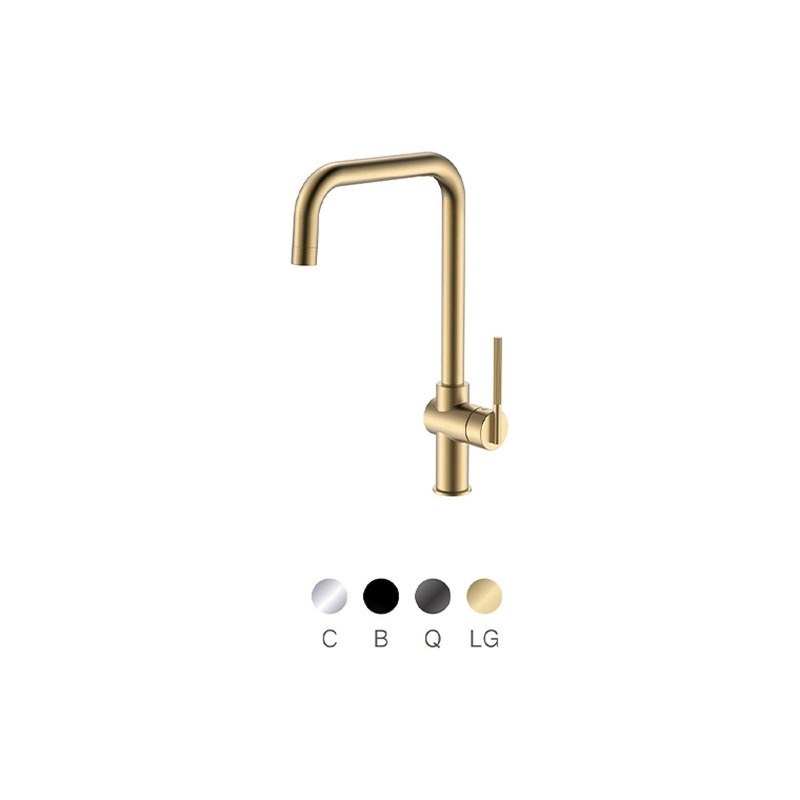 LT-10002-BRA-TCSCLRLT kitchen faucet, kitchen mixer tap, sink faucet