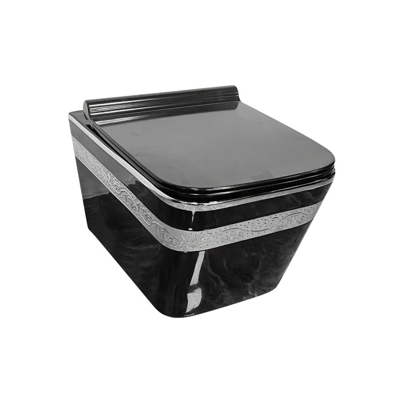 LT-454W-GID-BLSG9 black wall-hung-toilets
