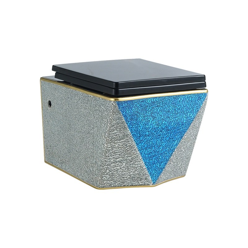 LT-WHT494-CGB-SGBUBL patterned wall-hung-toilets