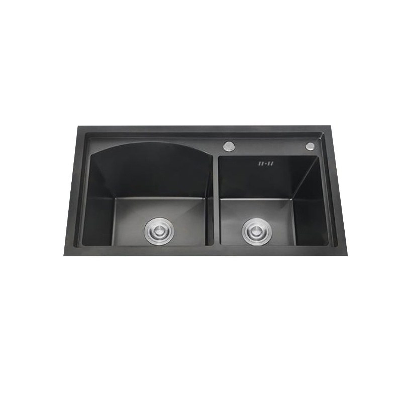 LT-7843DHBSLS-Black kitchen sink, stainless sink, wash basin sink