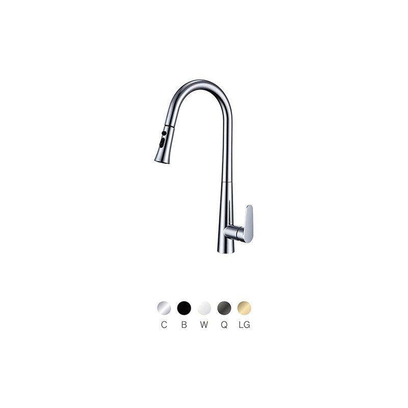 LT-10062-BRA-TCCLSSCLRLT kitchen faucet, kitchen mixer tap, sink faucet