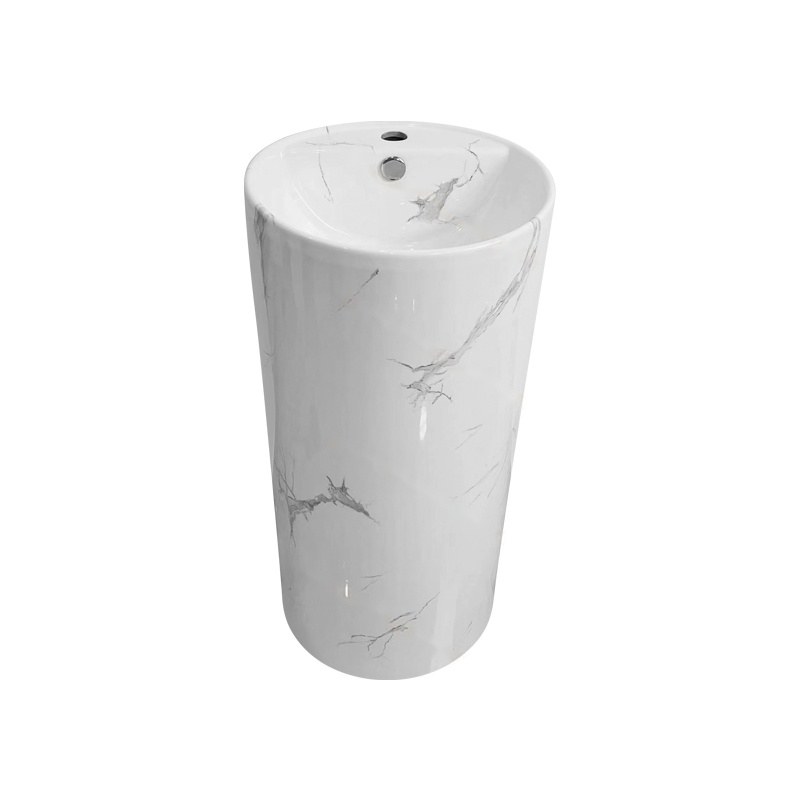 LT-393-DP-CT18 white pedestal-basins