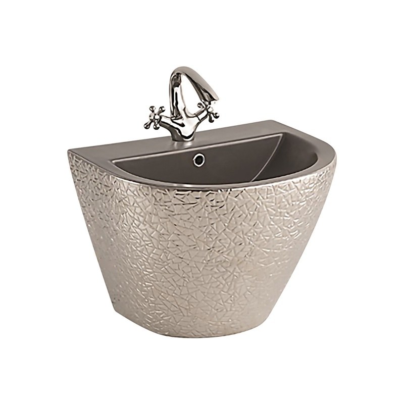 LT-501-HE-SGDG patterned wall-hung-basins