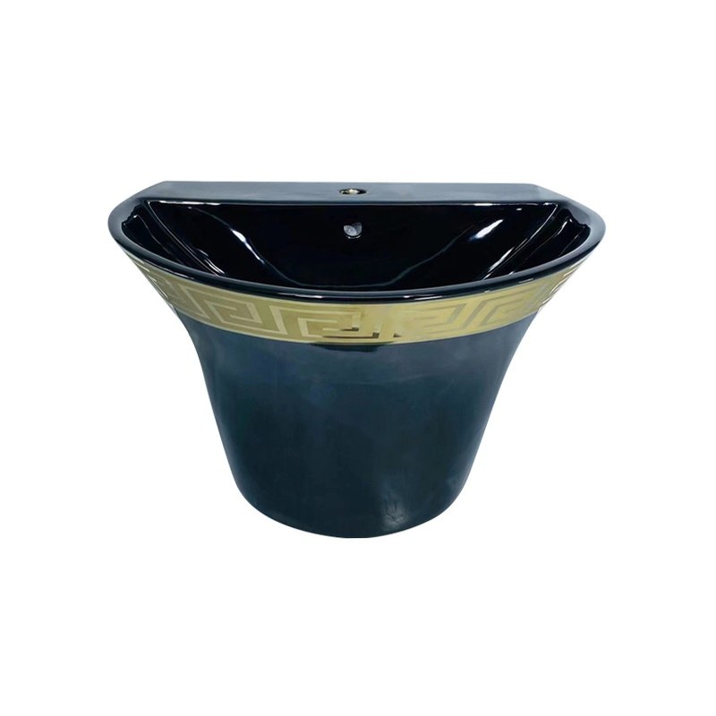 LT-518-GID-BLG1 colored wall-hung-basins
