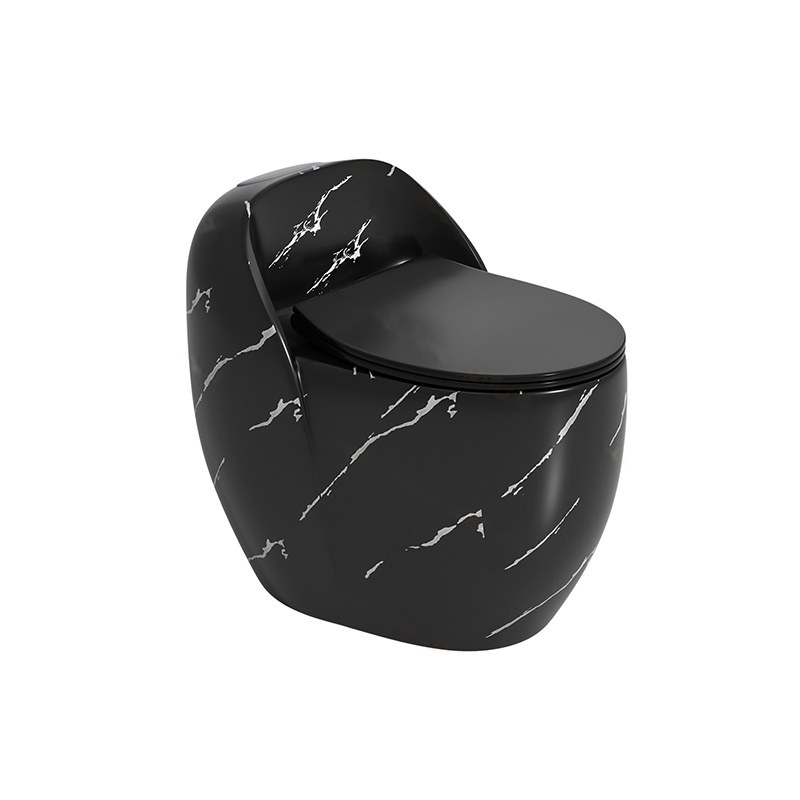 LT-1358-DP-BL black one-piece-toilets