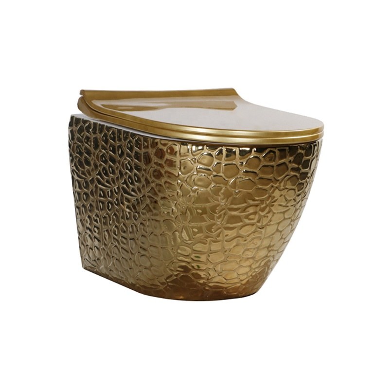 LT-450W-GI-GW3 gold wall-hung-toilets