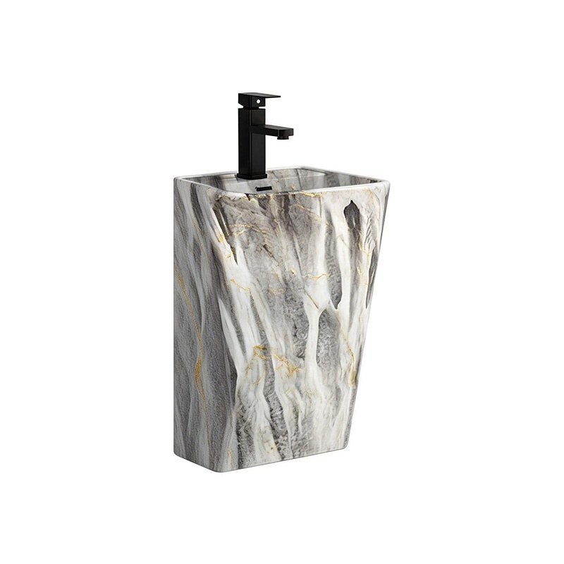 LT-5140-DP-3 patterned wall-hung-basins