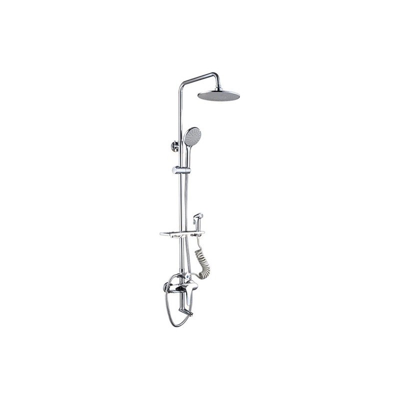 LT-10257-BRA-YTLYHS shower set, shower system, complete shower kit