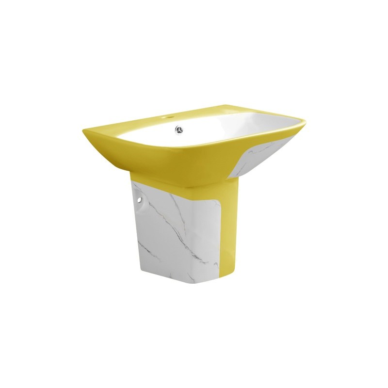 LT-583P-DP-WY gold wall-hung-basins