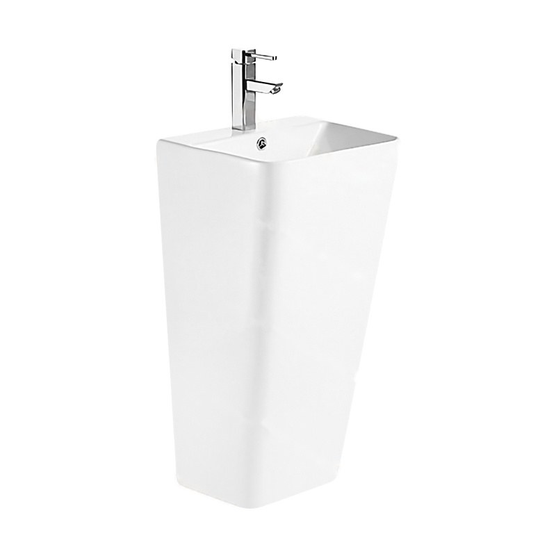 LT-372 white pedestal-basins