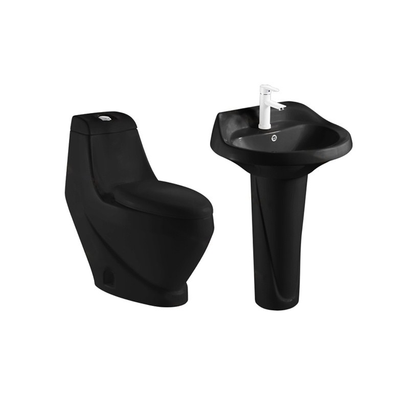 LT-1014-M-BL----LT-314P-M-BL white two-piece-toilet-suites