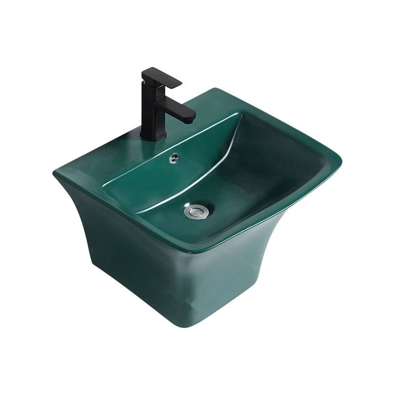 LT-514-M-BG colored wall-hung-basins