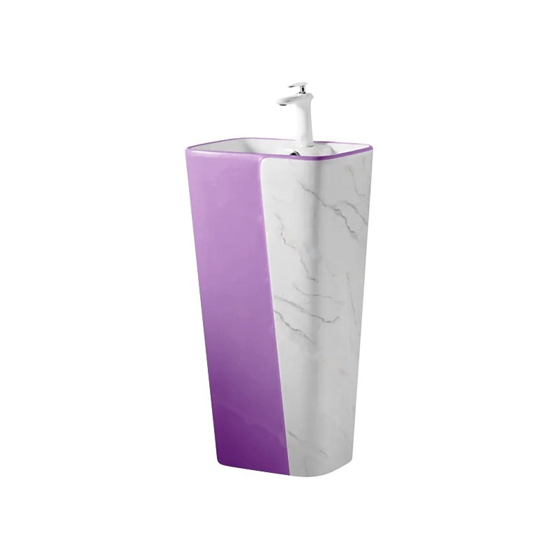 LT-320-DP-RW colored pedestal-basins