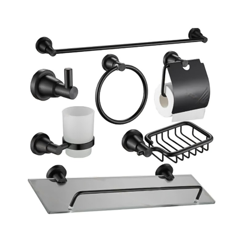 LT-AL8600-7A-B bathroom hardware set, towel bar, bath accessory