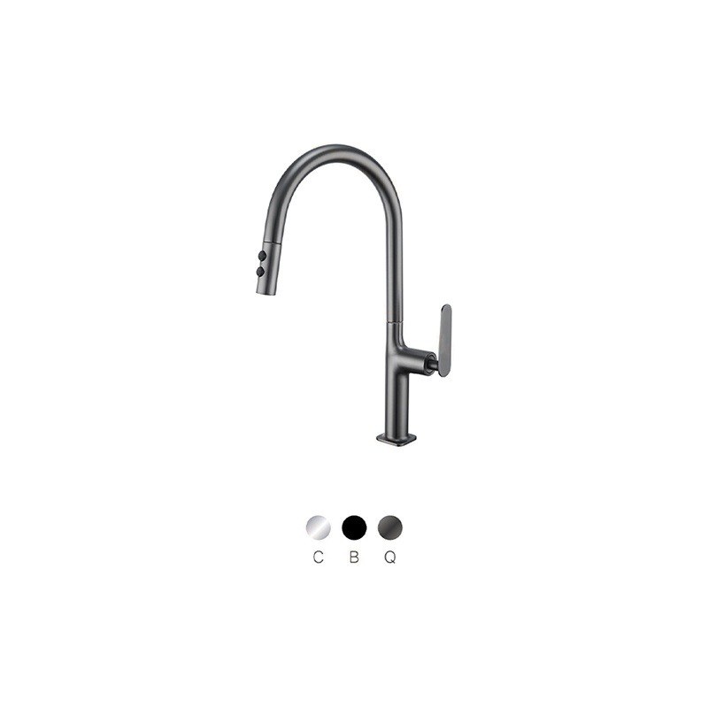 LT-10054-BRA-TCCLSSCLRLT kitchen faucet, kitchen mixer tap, sink faucet