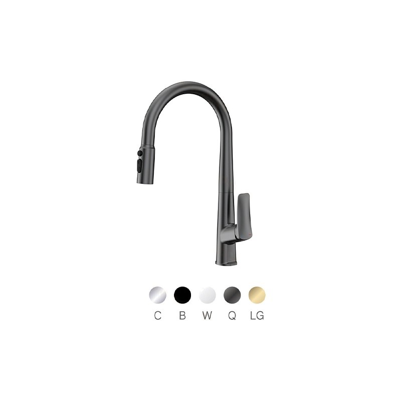 LT-10006-BRA-TCCLSSCLRLT kitchen faucet, kitchen mixer tap, sink faucet
