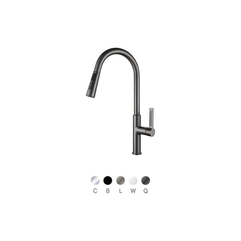 LT-10064-BRA-TCCLSSCLRLT kitchen faucet, kitchen mixer tap, sink faucet