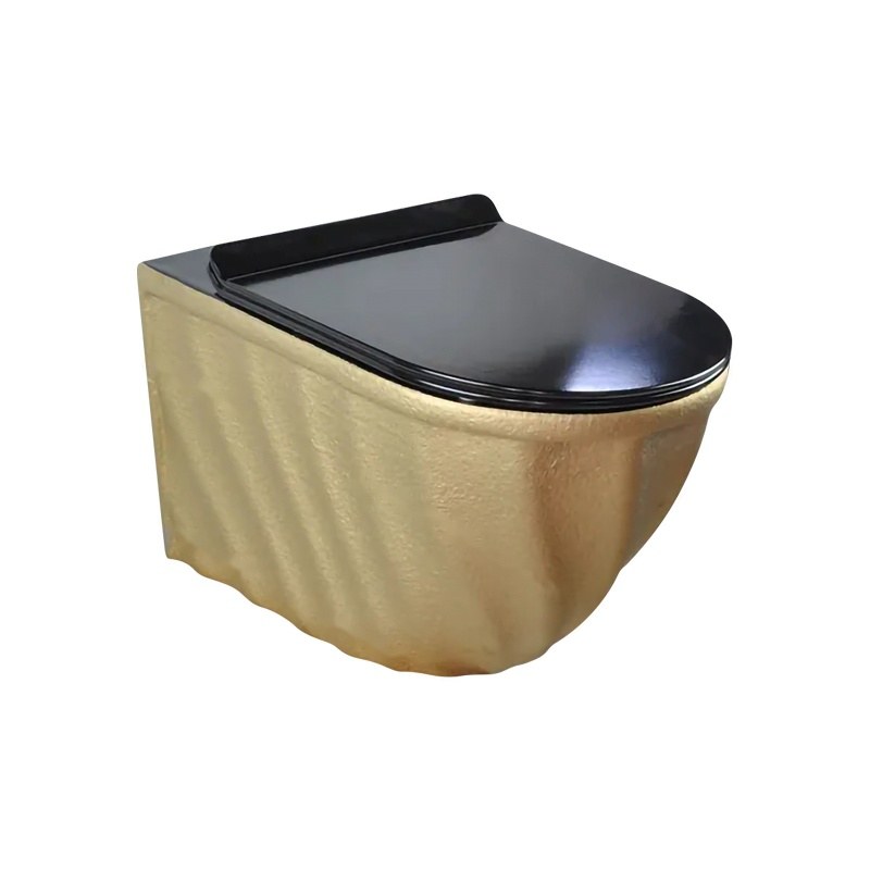LT-WHT4032-RG-BLG gold wall-hung-toilets