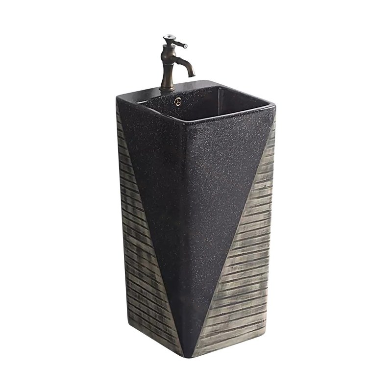LT-309-RS-BRBL black pedestal-basins