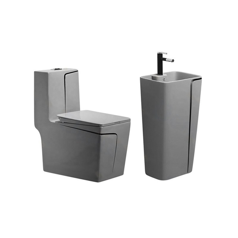 LT-1109-CG-DGBL----LT-320-M-DGBLL white two-piece-toilet-suites