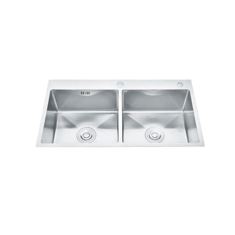LT-8245DHB2LS-Satin kitchen sink, stainless sink, wash basin sink