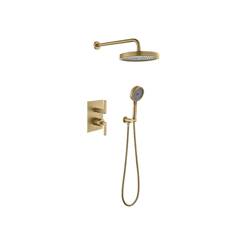 LT-10014-BRA-AZLYHS shower set, shower system, complete shower kit